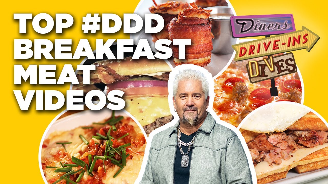 Top #DDD Bacon, Sausage & Ham Videos with Guy Fieri