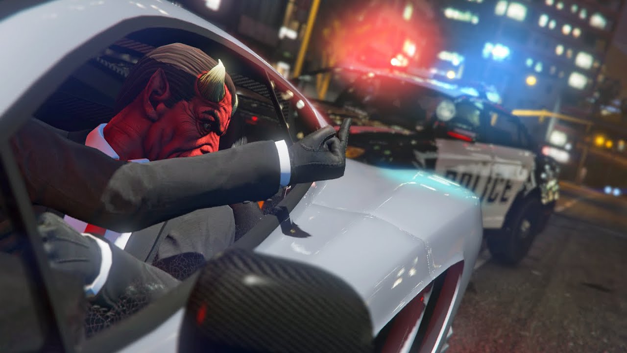 CHASED By INSANE POLICE While Playing As THE DEVIL! | NoPixel