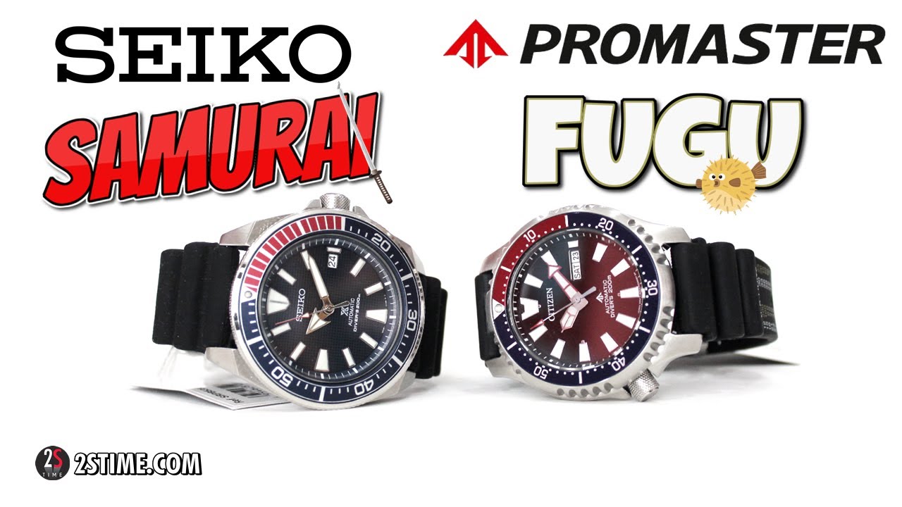 SEIKO Samurai VS CITIZEN Promaster FUGU Automatic Diver