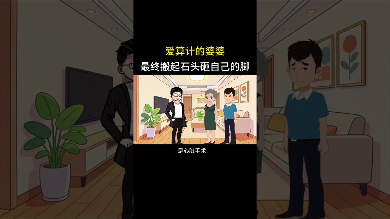 爱算计的婆婆，最终搬起石头砸自己的脚