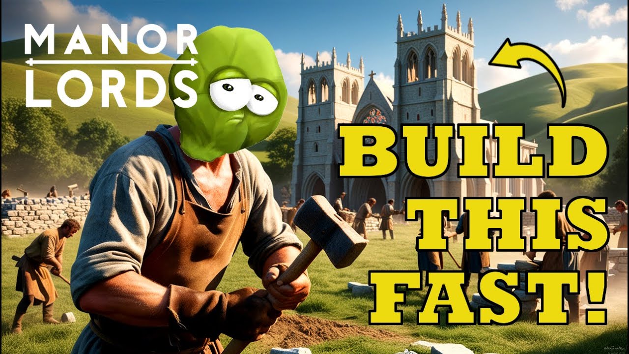 Hard Mode: How to Build the Church FAST! - Manor Lords