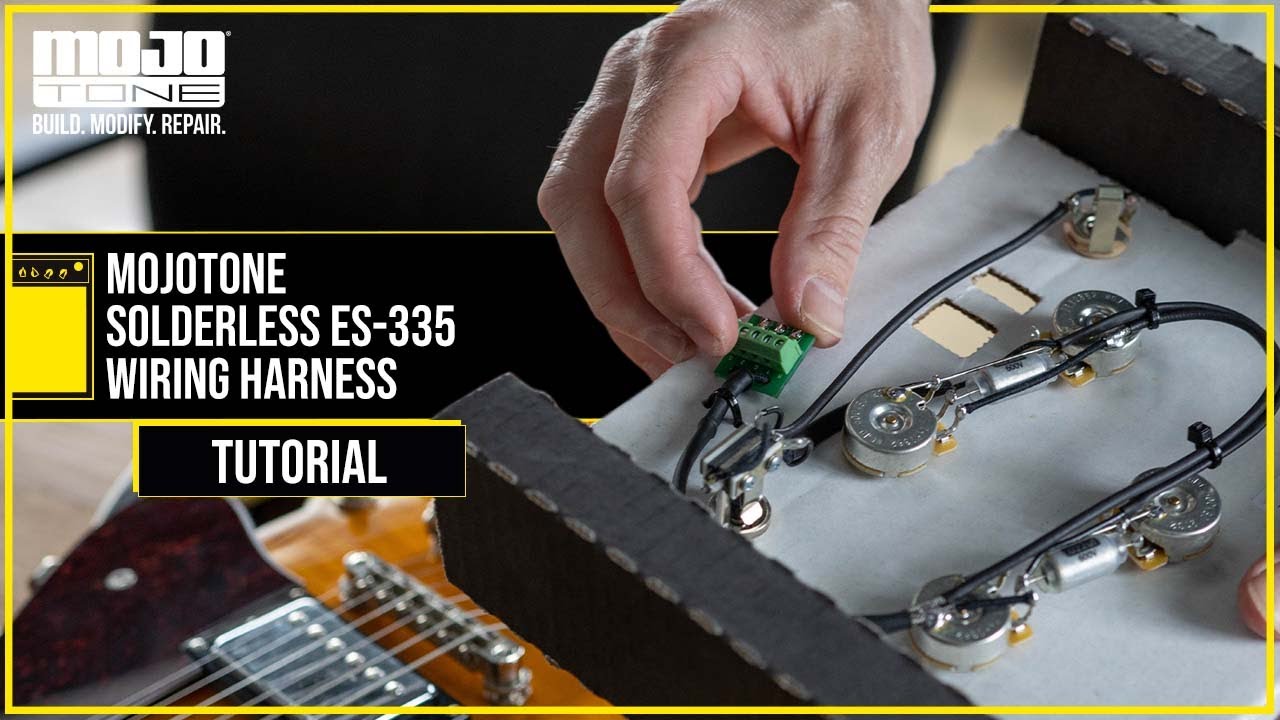 Руководство по монтажу жгута проводов без пайки ES-335 от MOJOTONE