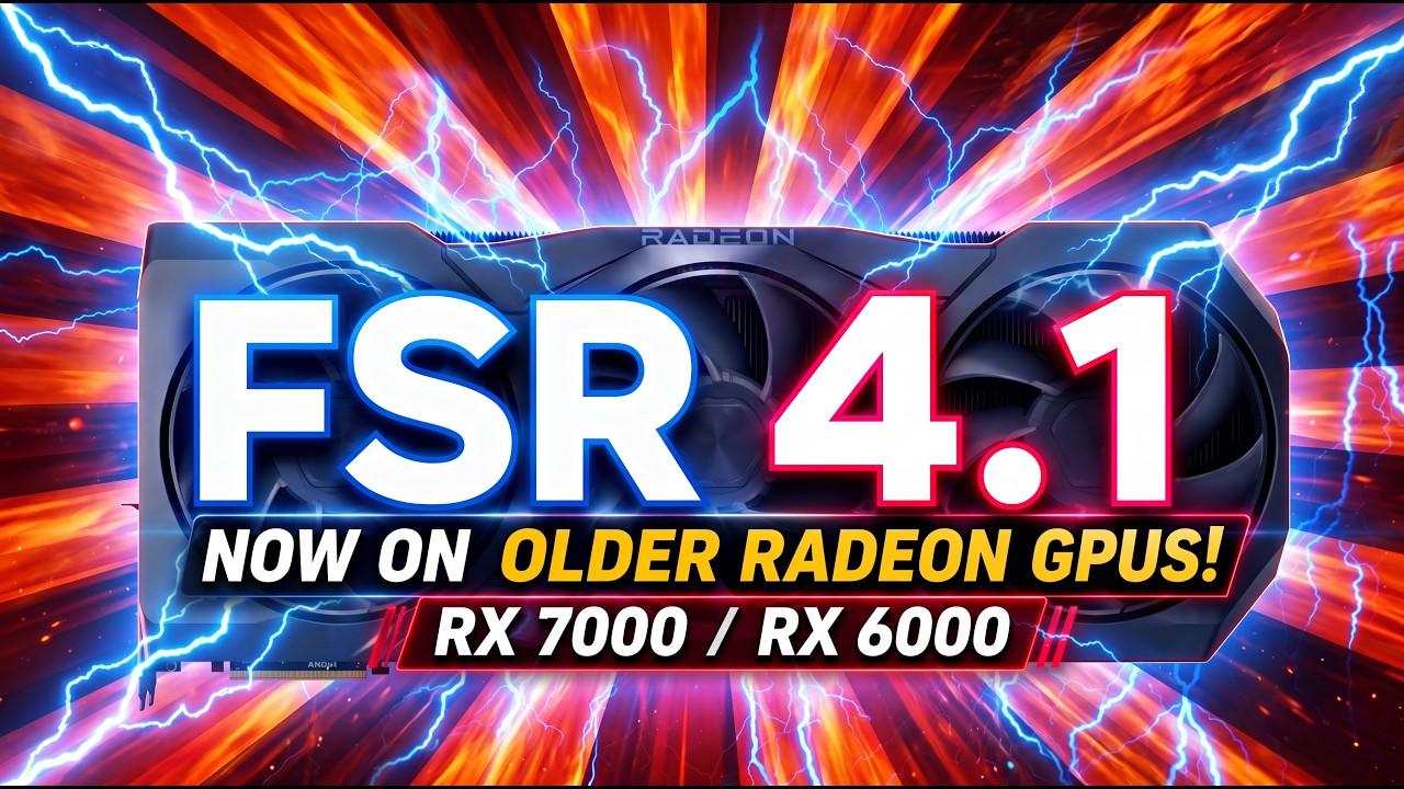 🚨 AMD FSR 4.1 выходит на видеокартах RX 7000 и RX 6000!
