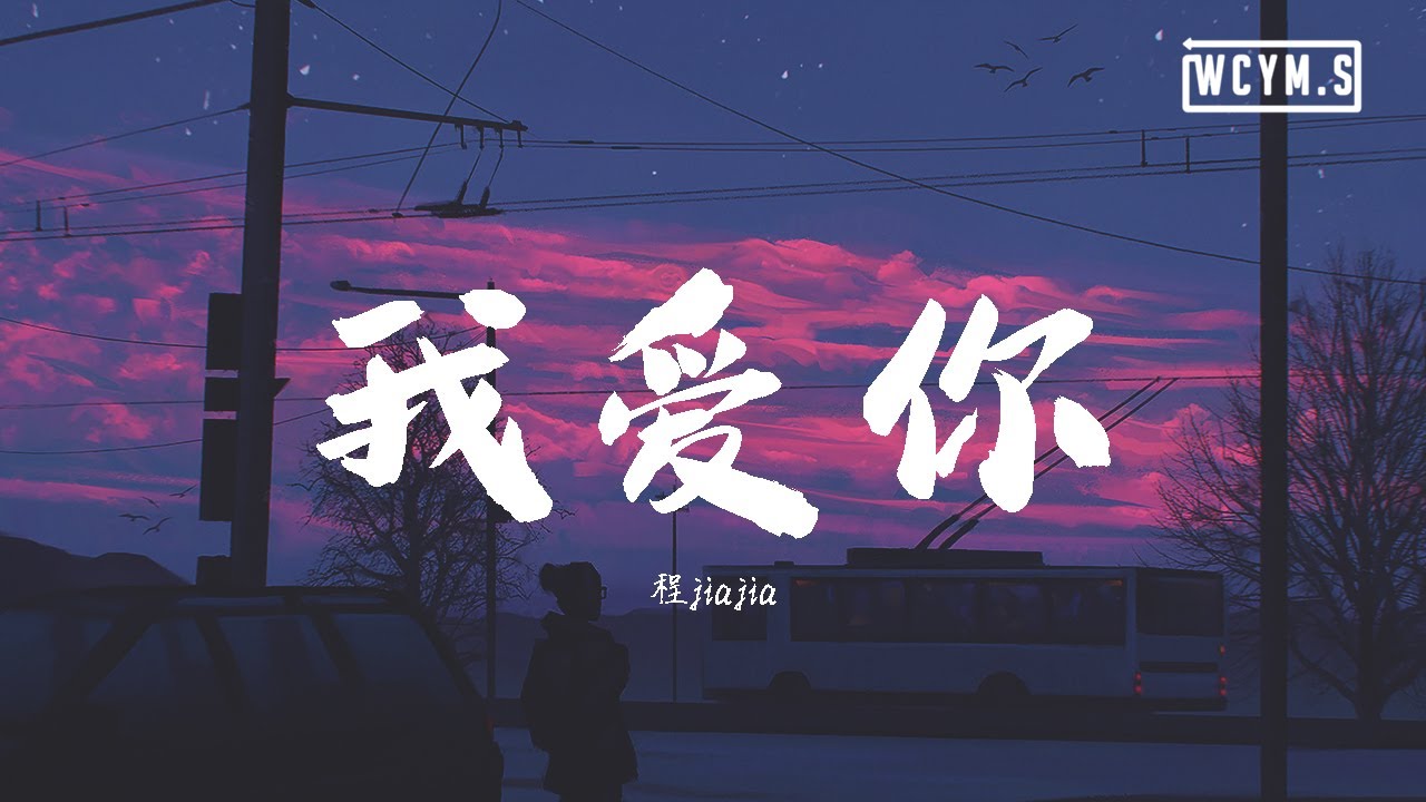程jiajia (程佳佳) - 我爱你【動態歌詞/Lyrics Video】