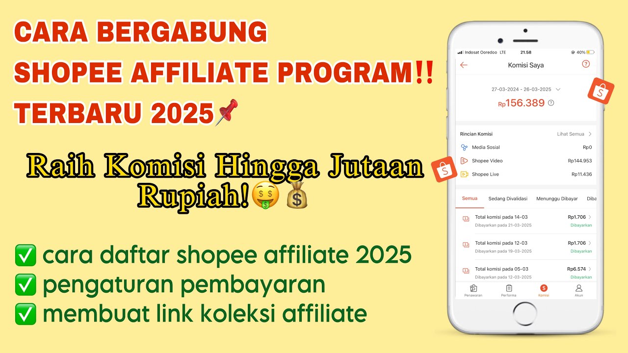 Cara Daftar Shopee Affiliate Program! 2025