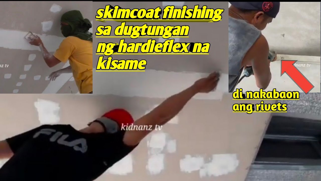 pagmasilya ng epoxSeal non sag island epoxy sa hardieflex