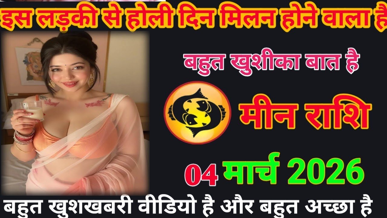 इस लड़की से होली दिन मिलन होने वाला है बहुत खुशी का बात है Meen rashifal #loverashi #today 