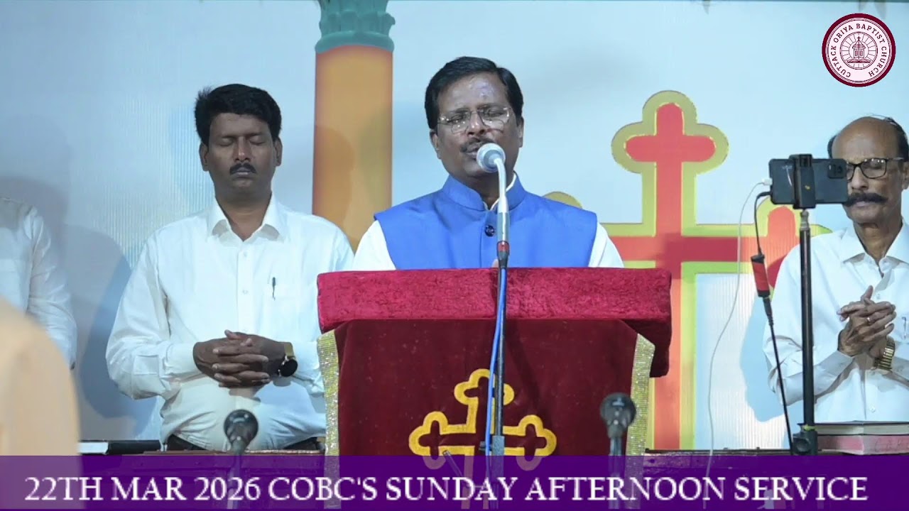 22TH MAR 2026 COBC'S SUNDAY AFTERNOON SERVICE