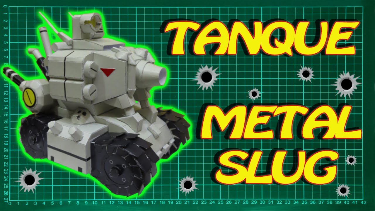 TANQUE METAL SLUG - PAPERCRAFT (PAPEL)