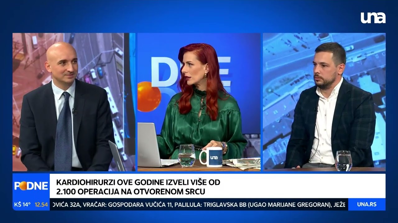 PODNE I Doktori heroji: Na Dedinju izveli 12 operacija na srcu u jednom danu I UNA TV