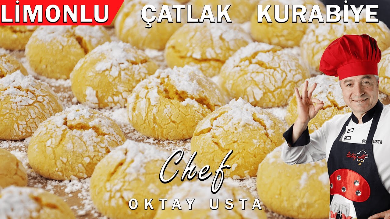 LİMONLU ÇATLAK KURABİYE ❗Tadı da Görüntüsü de Çatlatacak