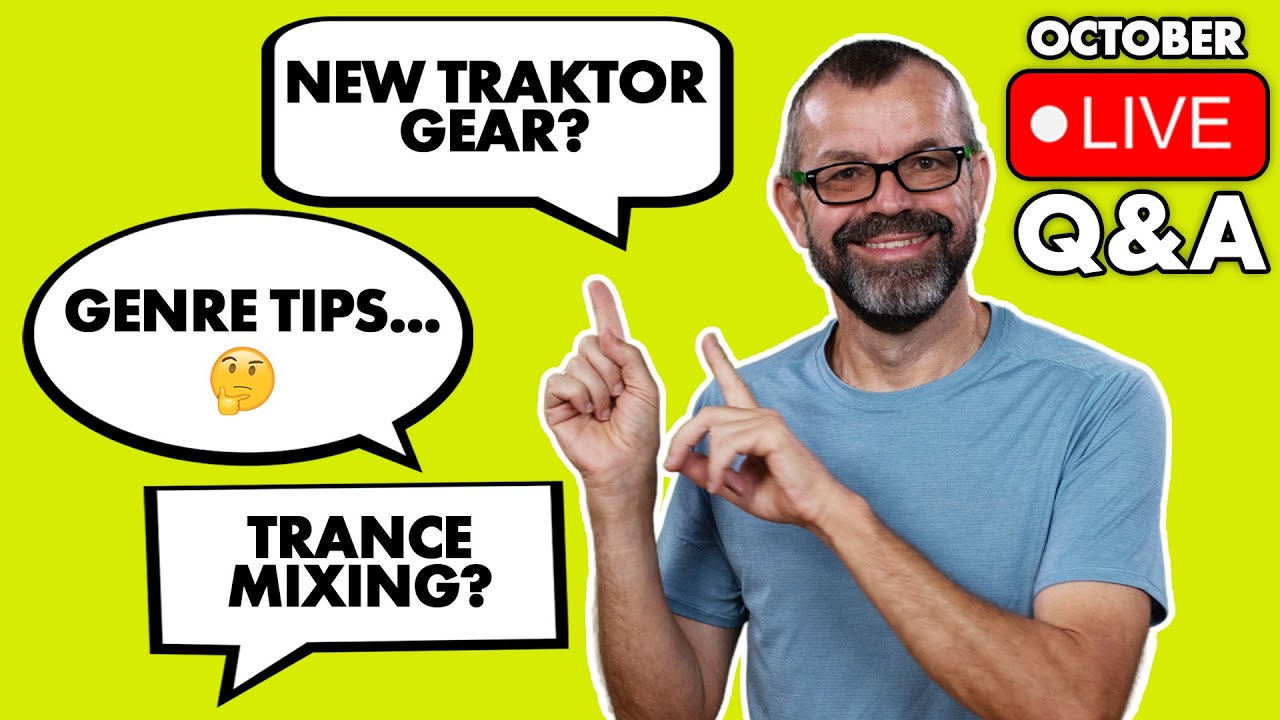 New Traktor hardware, protecting DJ gear,  genre tips // October Live Q&A