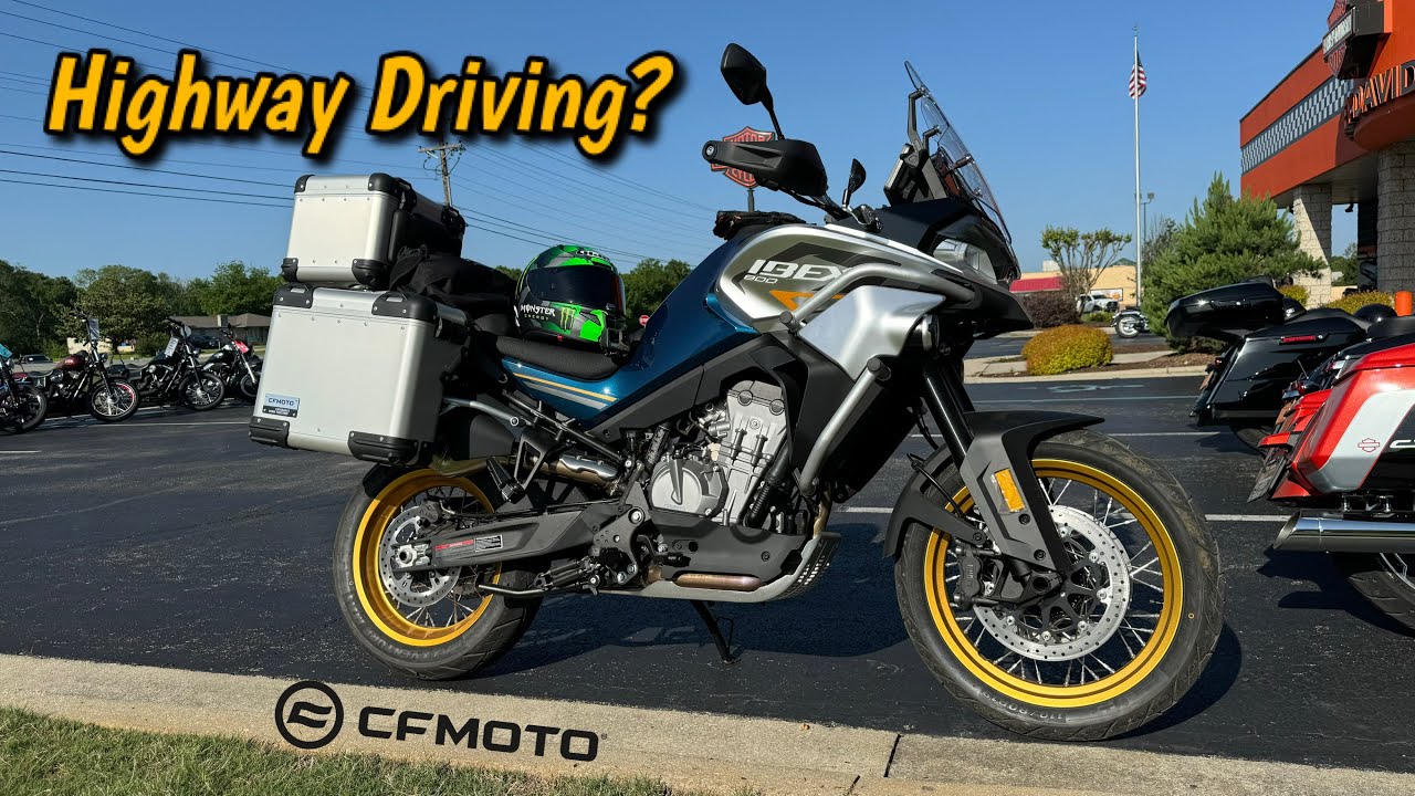 CFMOTO IBEX 800 2024 года: езда по шоссе с командой Harley Davidson Motorcycle
