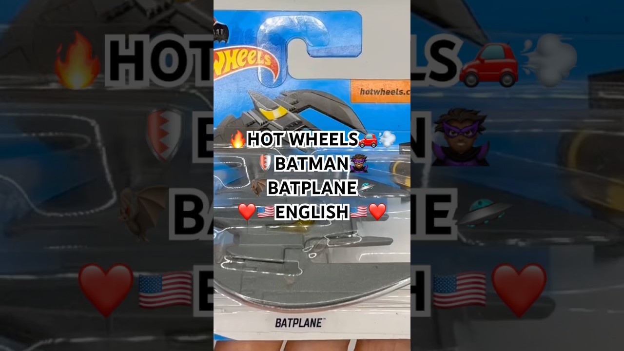 HOT WHEELS BATMA BATPLANE 