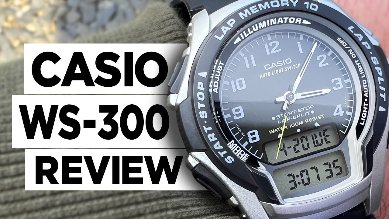 #CASIO WS-300 (Module 2329) Dual Digital and Analogue Watch - Hands on Review