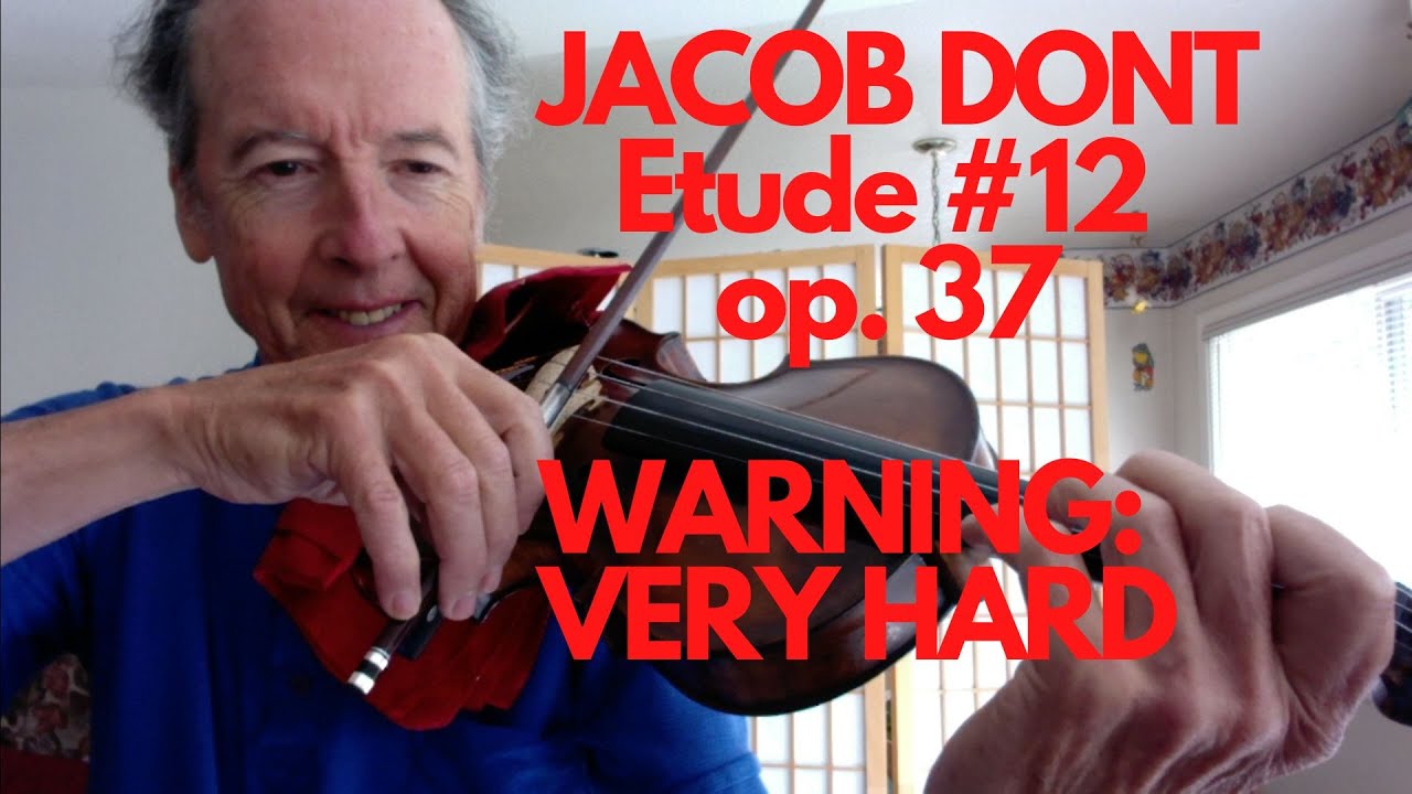 Jacob Dont Violin Etude #12 op. 37