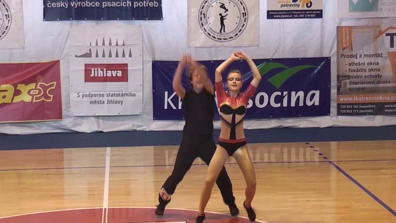 Du&scaron;an VALENTA Kateřina ŹAHOURKOV&Aacute;, fin&aacute;le ž&aacute;ci