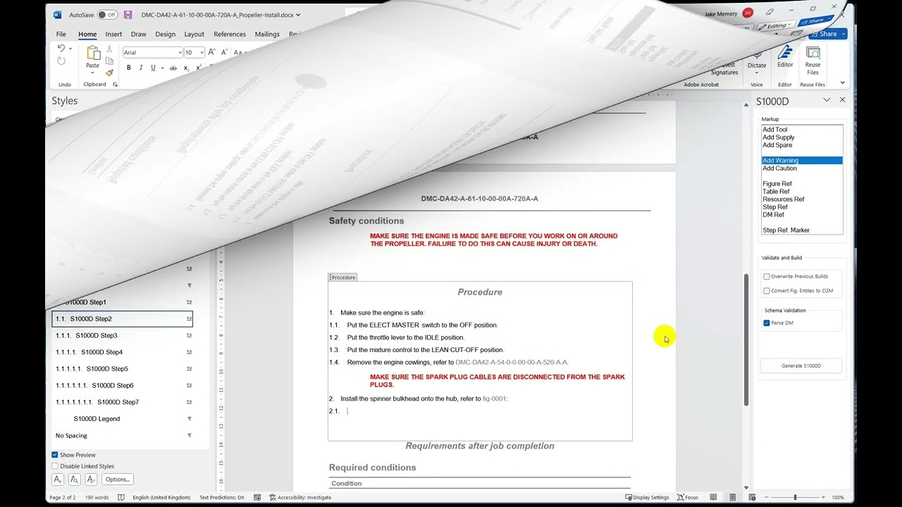 S1000D for Word - Author