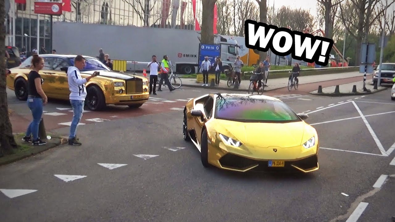 Cars leaving a car show (IAMS)