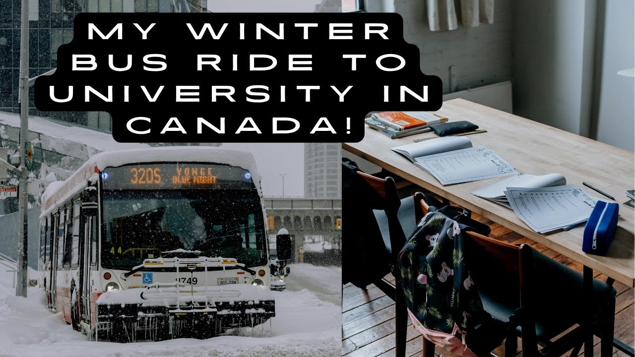 Chill & Thrills: My Frosty University Bus Expedition in Canada!