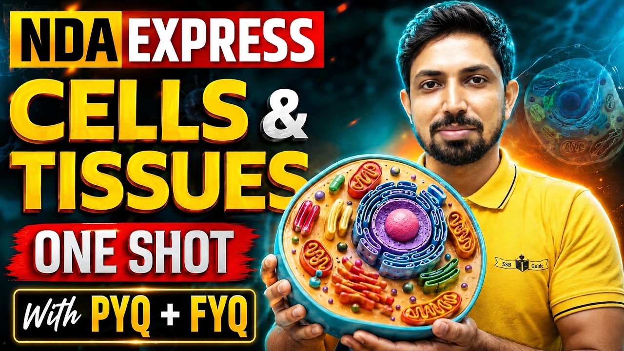 UPSC NDA 2 2026 || NDA EXPRESS - BIOLOGY || CELL AND TISSUES || Delwal Sir