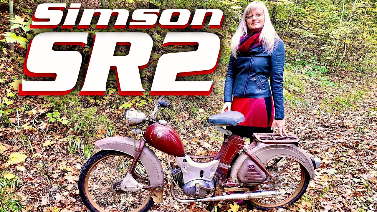 Simson SR2E Bj. 1961 DDR Fahrzeug Vorstellung Details Probefahrt Sound Technik RH 50 Motor 2 Takt