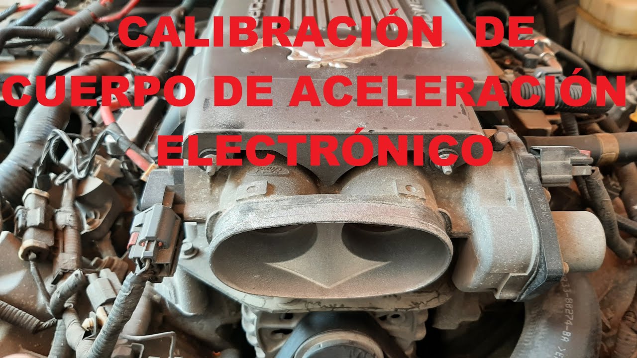 Limpieza y calibración del cuerpo de aceleración electrónico || Mustang GT 2008