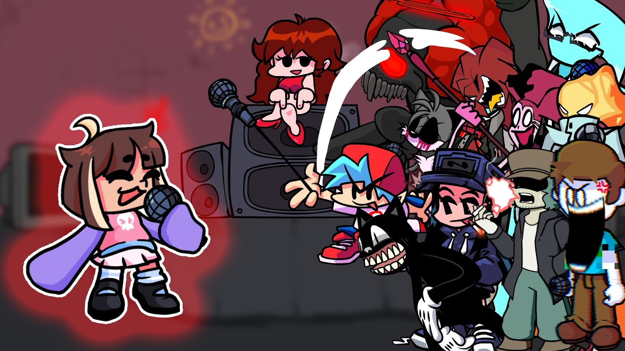 FNF Careless(VS QT 2.0) But Different Characters Sing It🎵 Everyone Cutscenes & Ending(New Character)
