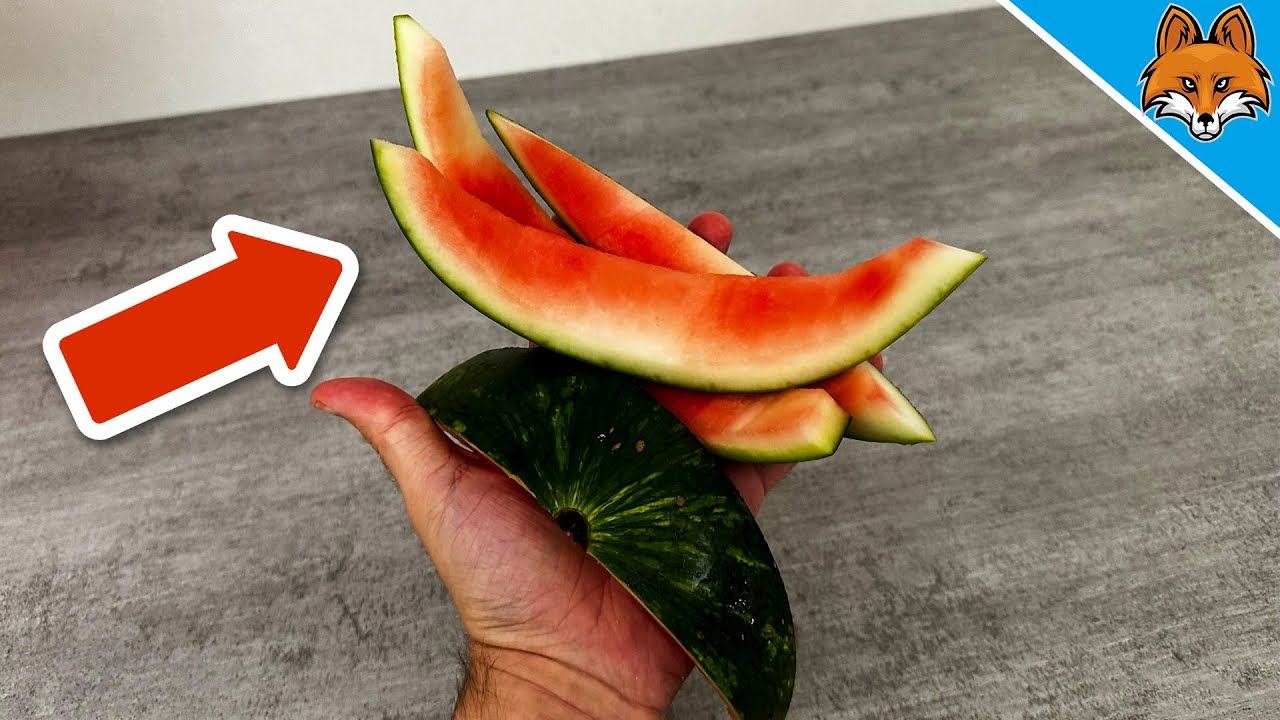 Du wirst NIE WIEDER Wassermelonen-Schale in den M&uuml;ll werfen, nachdem du DAS gesehen hast🤯💥