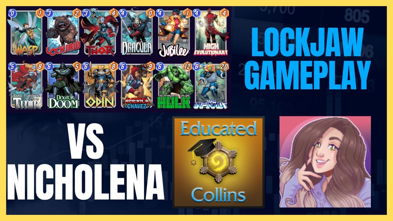 SnapOff#2 Tournament Game #1 (Vs Nicholena) | Lockjaw Gameplay | Marvel Snap