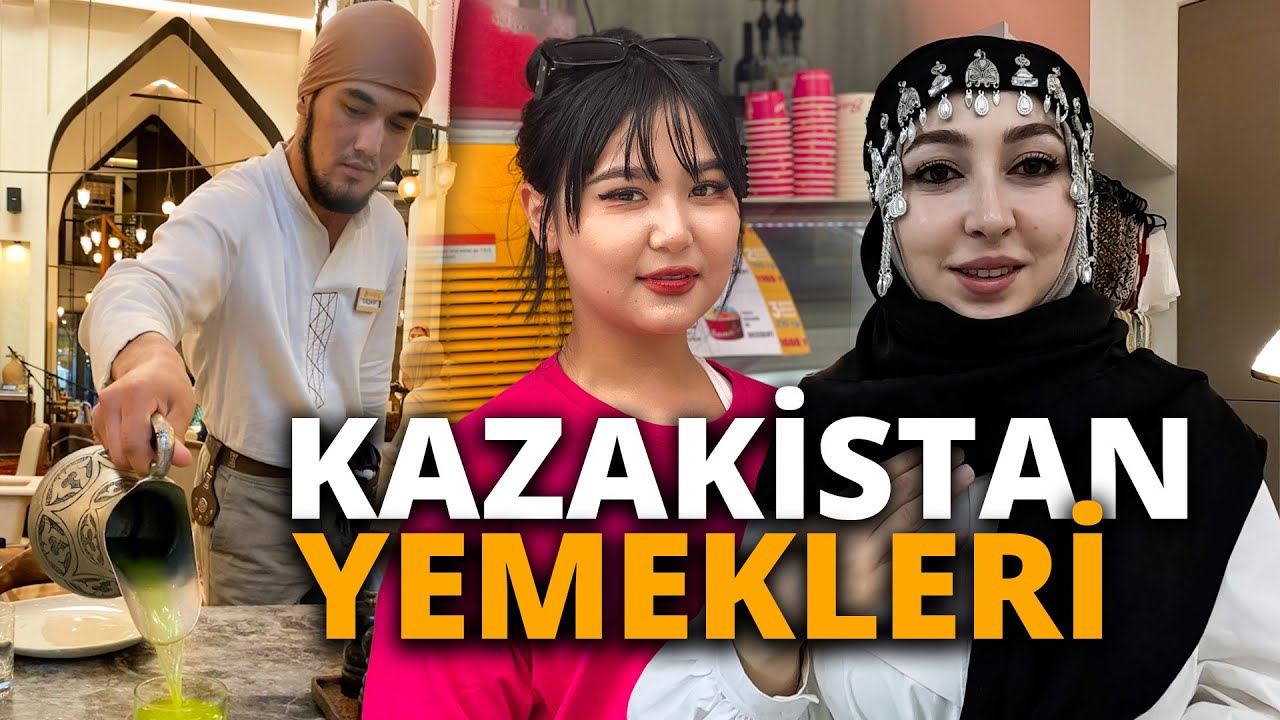 KAZAKİSTAN-ALMATI-ENVAİÇEŞİT YEMEK PAZARI-KAZAKİSTAN YEMEKLERİ #170