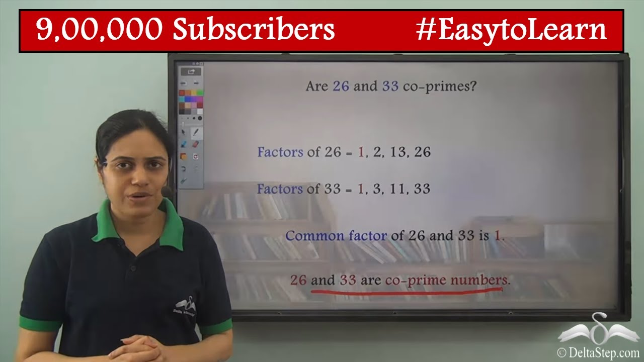 Co-prime Numbers | Factors and Multiples | Class 5 | CBSE | NCERT | ICSE