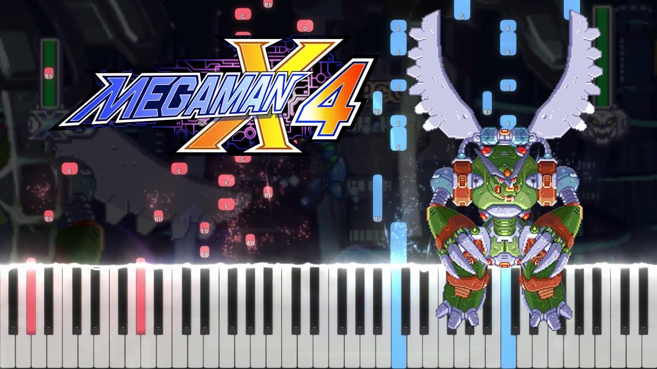 Mega Man X4 - Opening Stage X [Sky Lagoon] (Piano Tutorial by Javin Tham)
