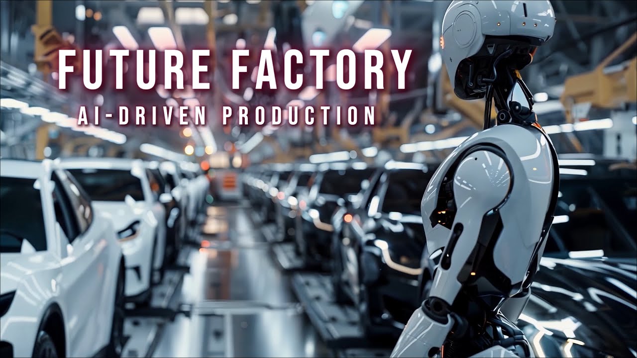 Future Factory 4K AI Automation & Robotic Production | CGI Tech Animation