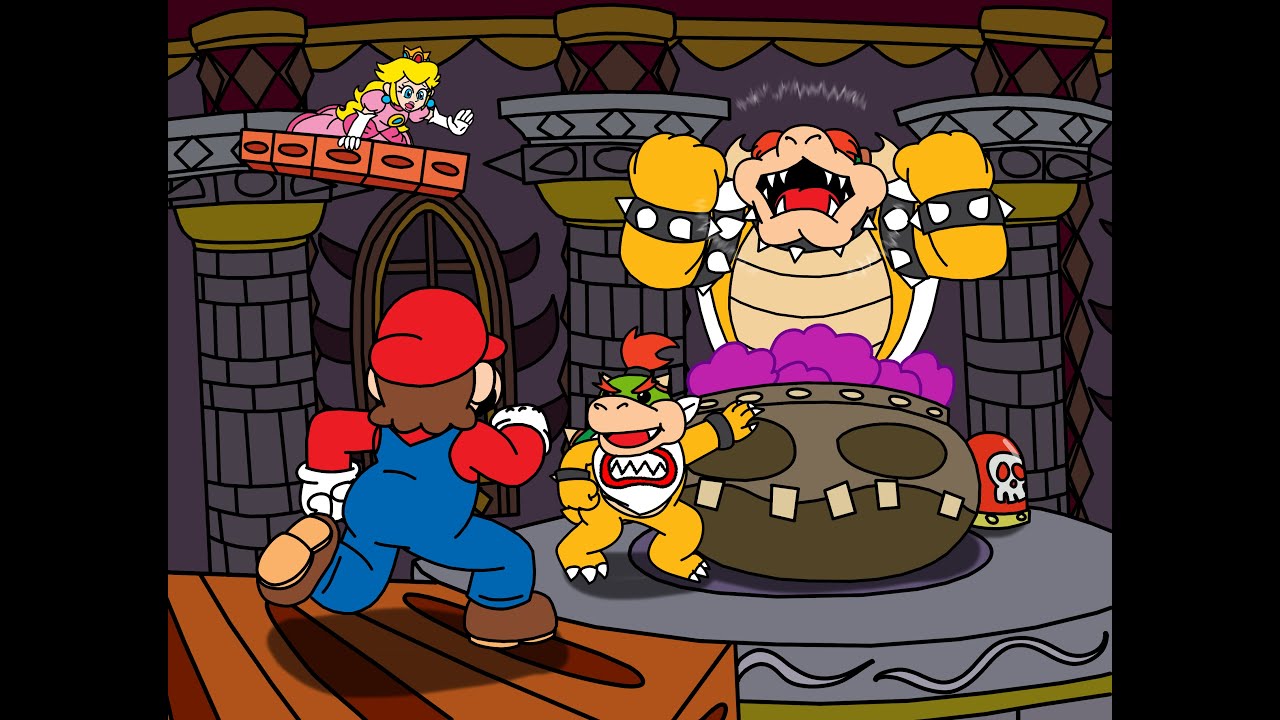 New Super Mario Bros Final Boss Modernized Remix