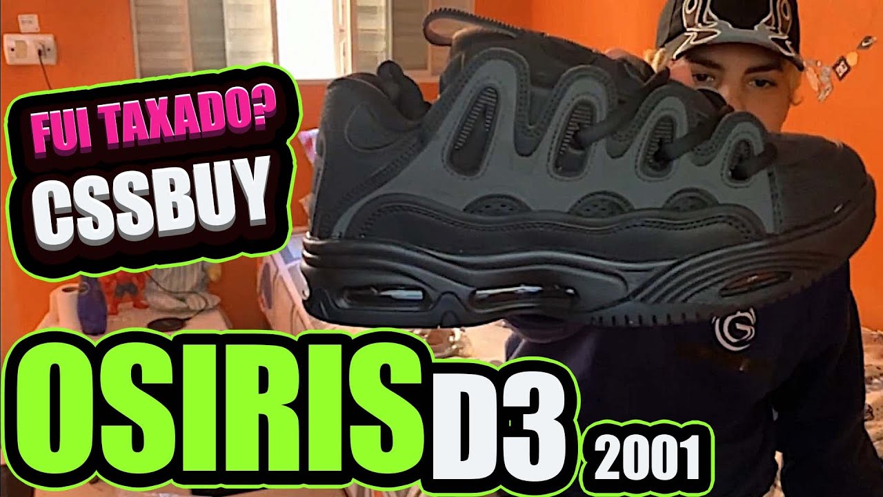 TÊNIS GIGANTE! Comprei um OSIRIS D3 pelo CSSBUY! (Unboxing)