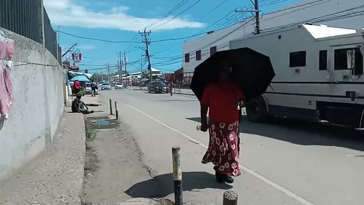 Автопутешествие, прогулка по дороге, Спэниш-Таун, Ямайка 🇯🇲.