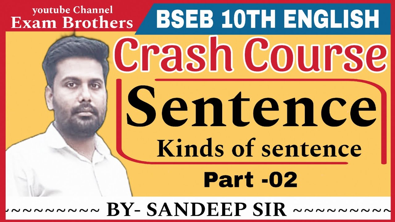 #Sentence | #Kinds of sentence  