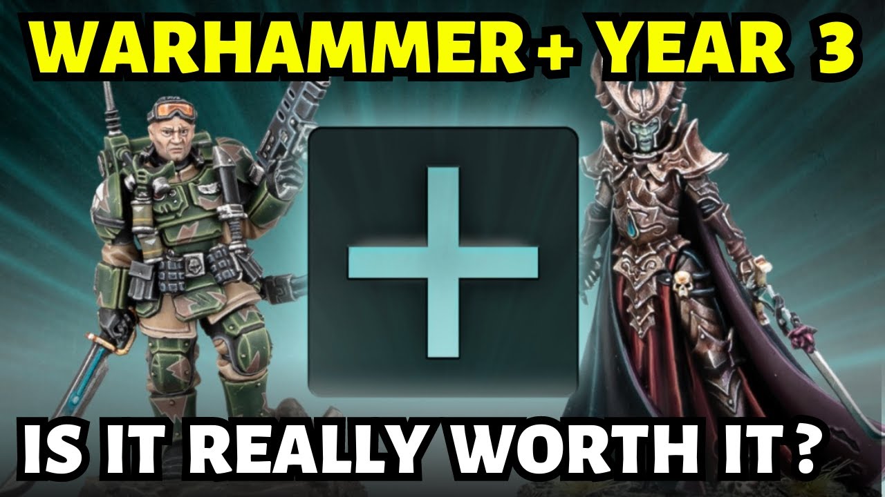 Is Warhammer Plus REALLY worth it? Year 3 Minis Revealed.