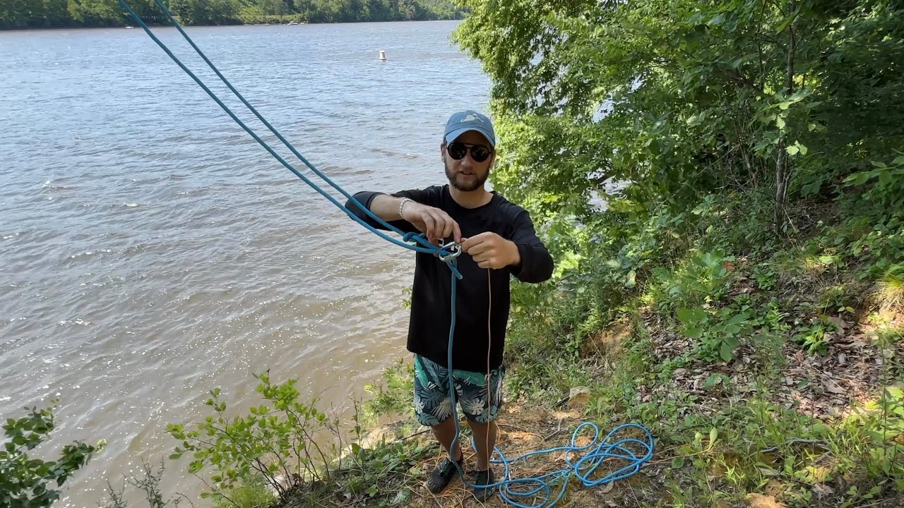 DIY Removable Rope Swing - Connecticut River