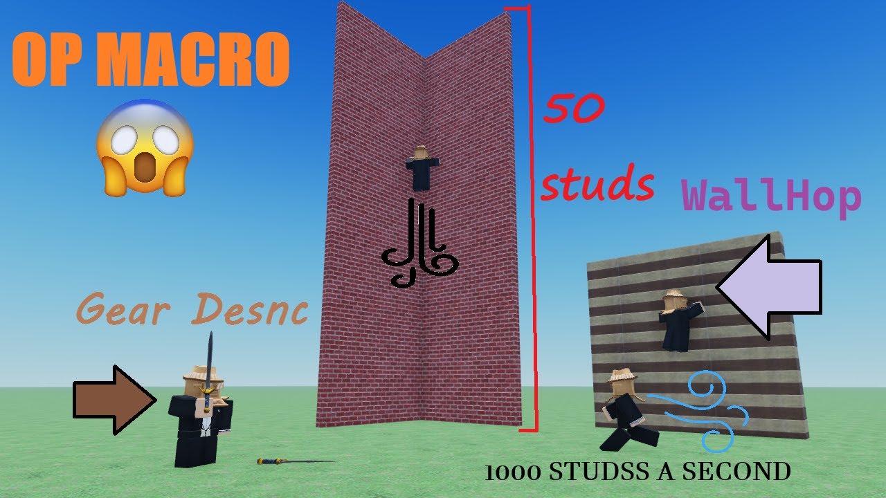 Лучший макрос в Roblox. Обучающее видео.
