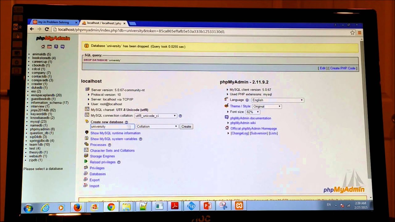 Web Basics (2): How to run PHP files in Apache (CS4610 Spring 2015 UMSL)