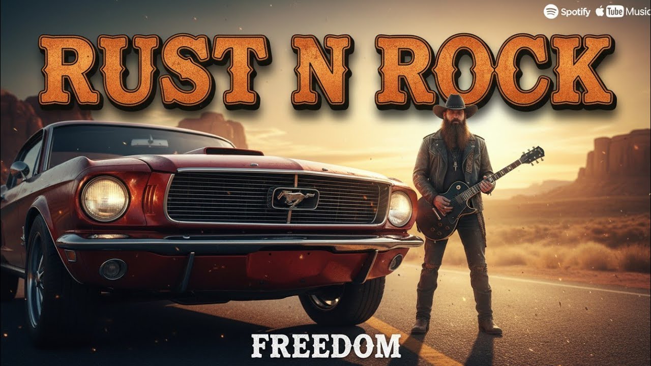 RUST N ROCK PLAYLIST – Open Highway Rock Anthems | Ride Without Limits #RustNRockPlaylist