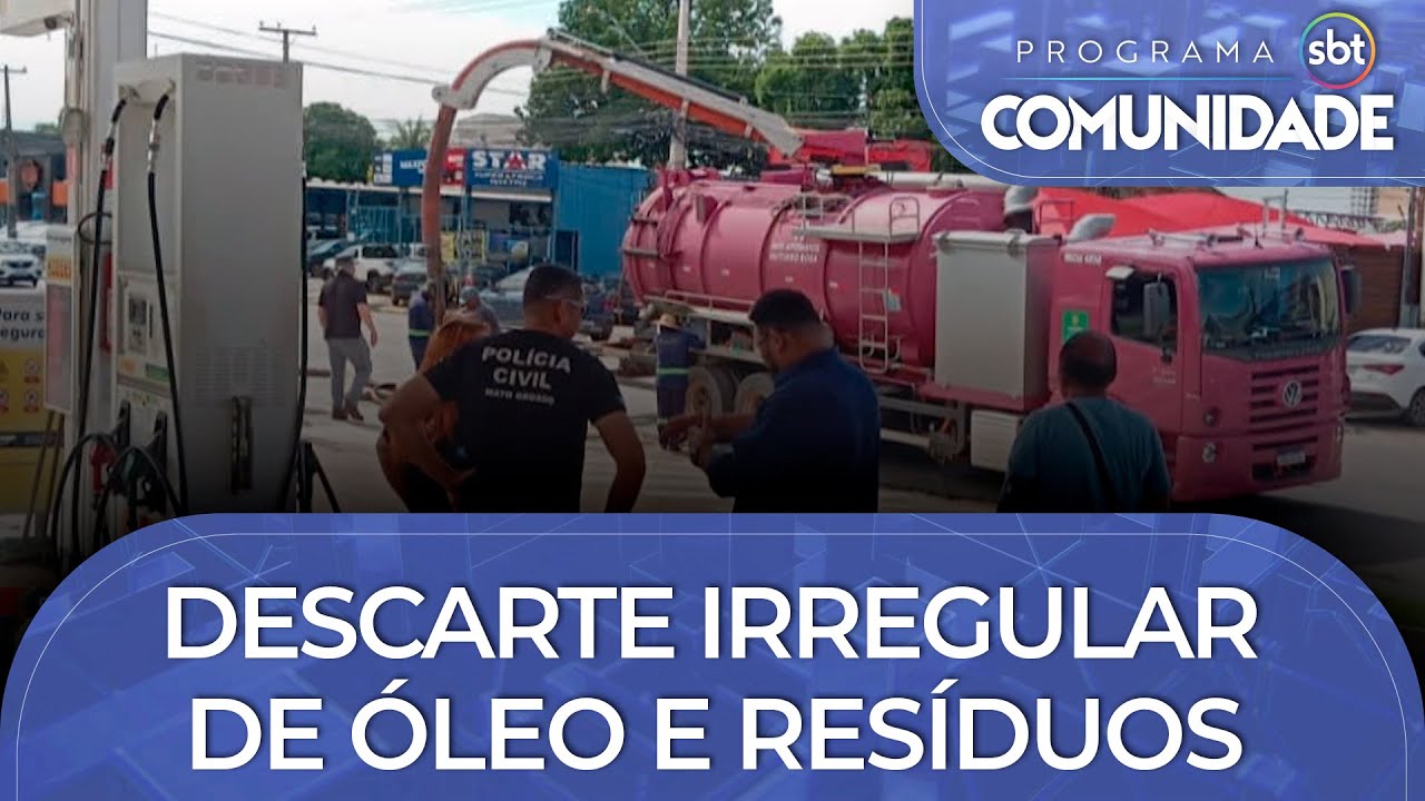 Empresas interditadas: Descarte irregular de óleo e resíduos