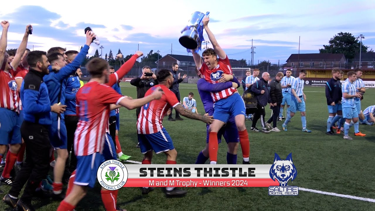 HIGHLIGHTS: Arthurlie Amateurs 1-3 Steins Thistle - M & M Trophy Final - 04/06/24