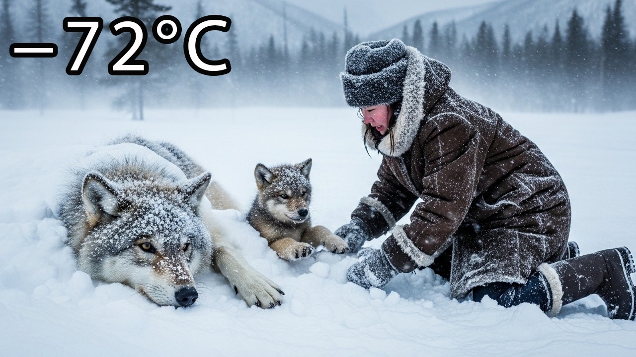 A Young Yakut Girl Rescued a Trapped Mother Wolf — Then Something Unexpected Happens