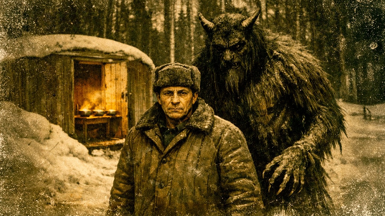 ВАХТОВИК переночевал в СТАРОМ ВАГОНЧИКЕ в Тайге — и встретил ЧЕРТА