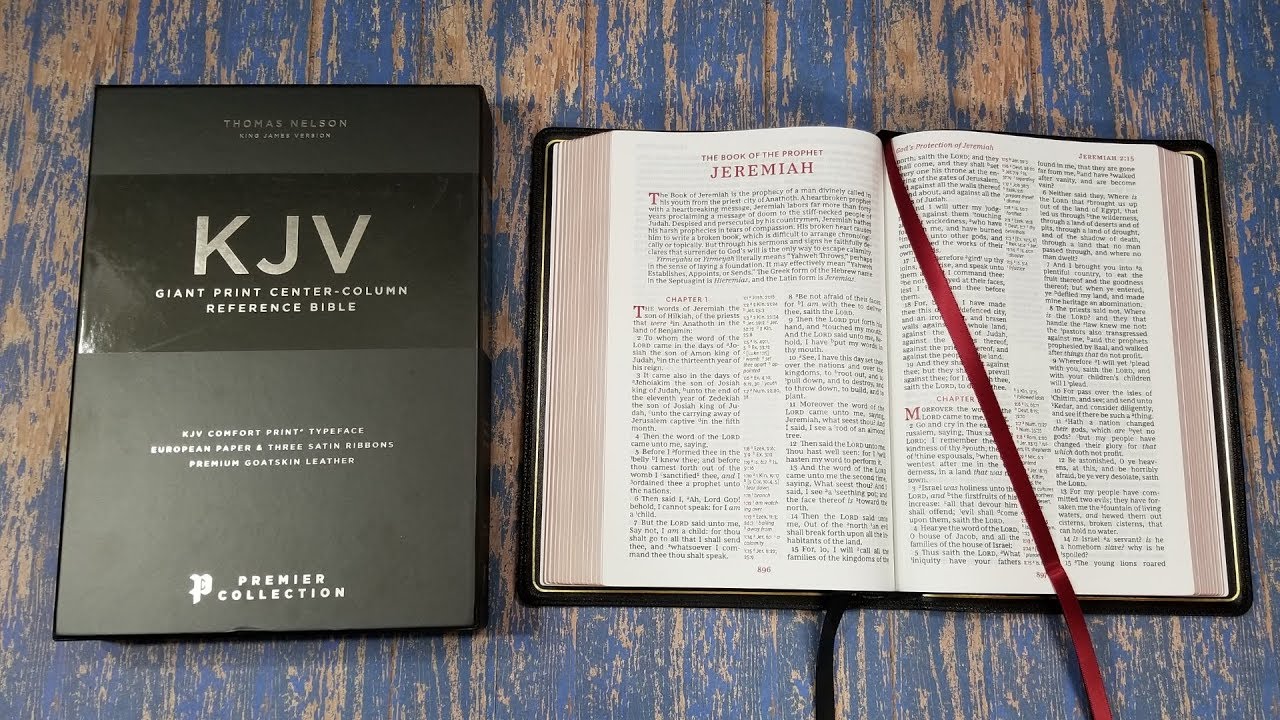 Premier Collection KJV Giant Print Reference Bible