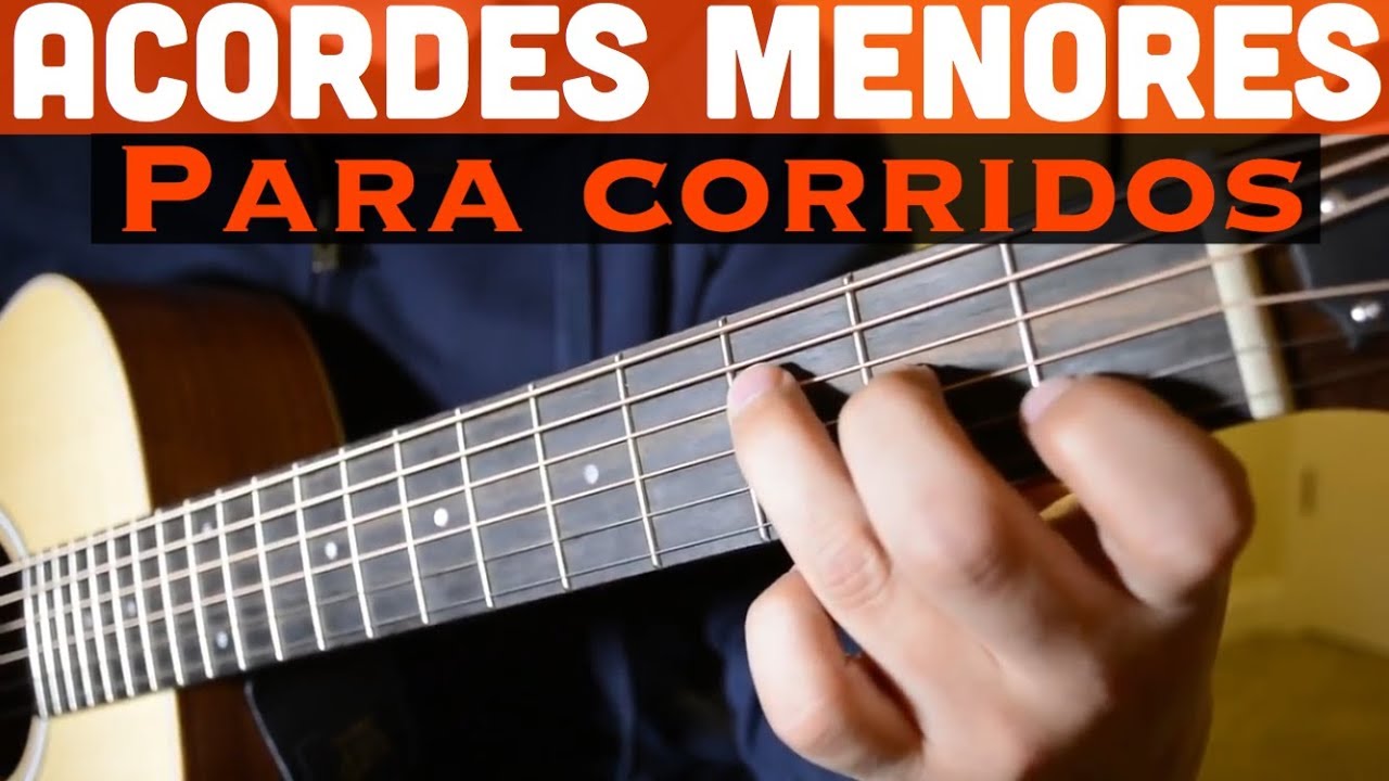 Минорные аккорды для Corridos и Norteñas на гитаре