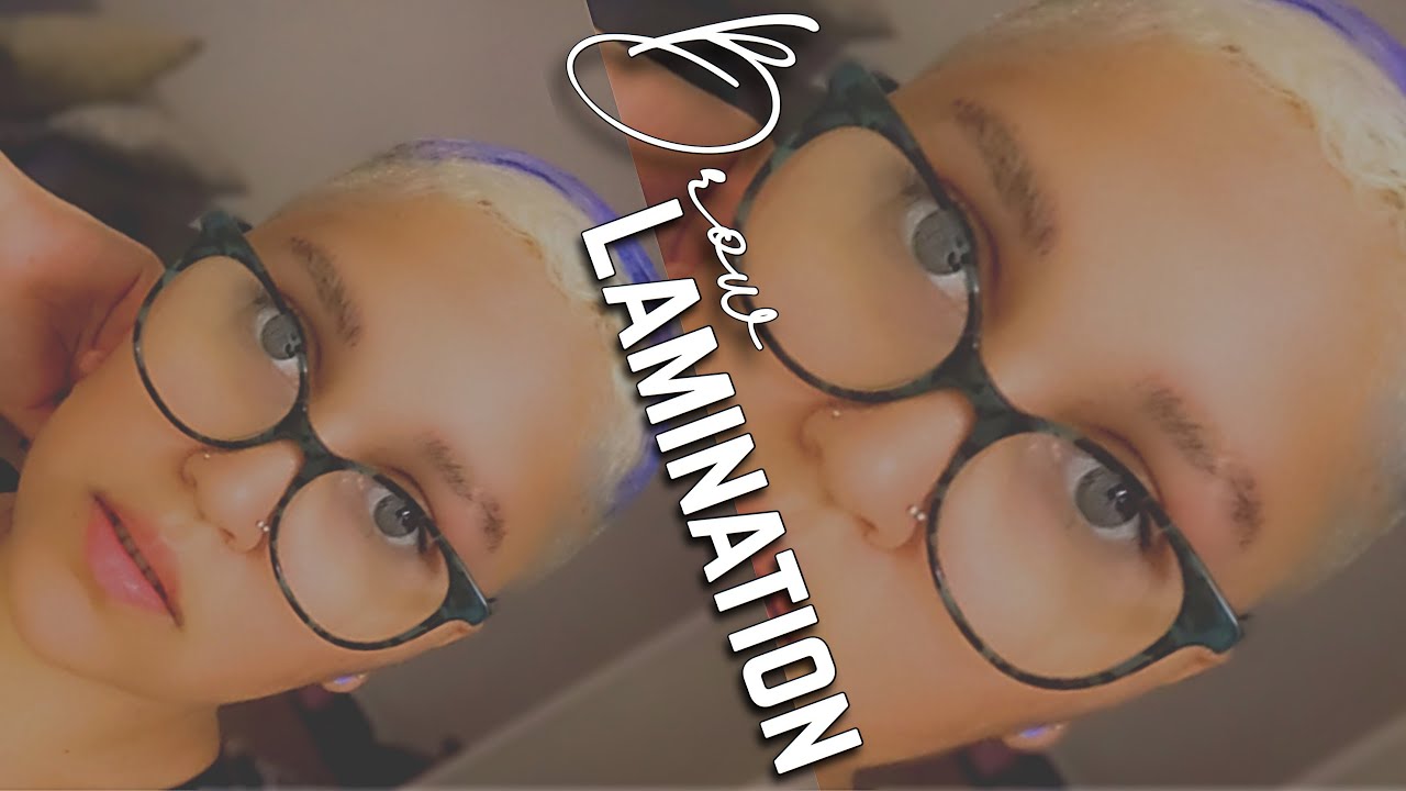 DIY BROW LAMINATION AT HOME